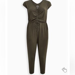 Torrid- Green jumpsuit